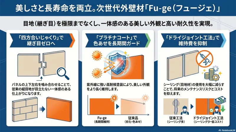 ニチハのFu-ge（フュージェ）が選ばれる最大の理由