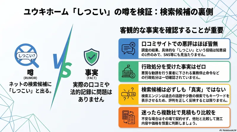 ユウキホームは訪問販売がしつこい？